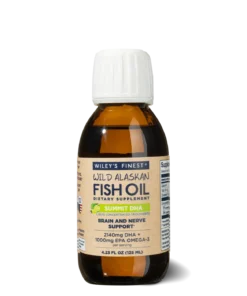 Flacone di Wiley's Finest Summit DHA, omega-3 liquido da 125 ml